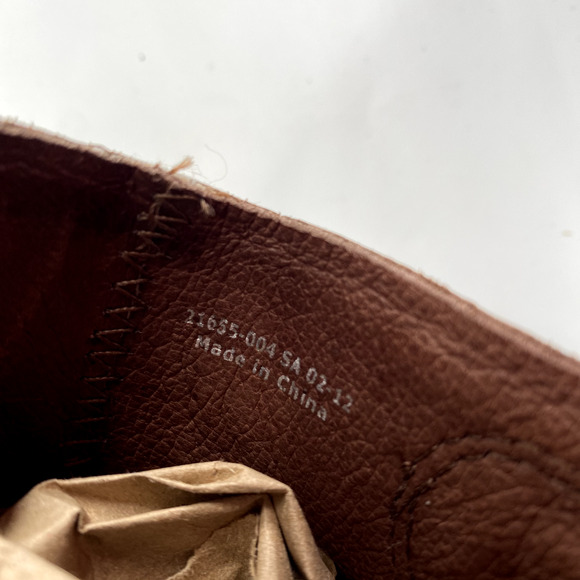 Camper Mules Clogs Slip On Womens Size EU 37/US 6 Brown Leather Wooden Heel - Picture 7 of 11